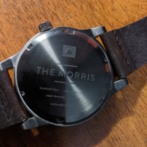 The Morris Kodiak Scroll Wood Watch by Mica - Picture 9 of 10